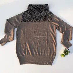 بلوز بافت سنتی  یقه اسکی