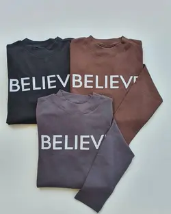 بلوز يقه سه سانت آستین بلند