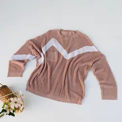 بلوز بافت مجلسي آستین بلند