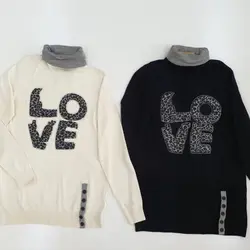 پليور يقه اسكي Love