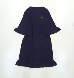 پیراهن بافت یقه گرد