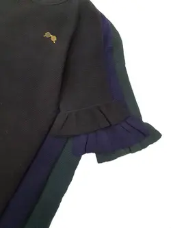 پیراهن بافت یقه گرد