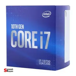 پردازنده مرکزی اینتل سری Comet Lake مدل Core i7-10700KF (box) - سروش رایان