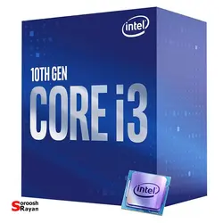 پردازنده مرکزی اینتل سری Coffee Lake مدل Core i3-10100F(همراه Box) - سروش رایان