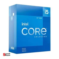 پردازنده مرکزی اینتل سری Alder Lake مدل (box) Intel Core i5-12400F - سروش رایان