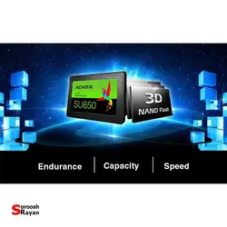 اس اس دی ای دیتا مدل SU650 ظرفیت 120 گیگابایت - سروش رایان