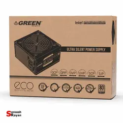 پاور کامپیوتر گرین مدل GP500A-ECO Rev3.1 - سروش رایان