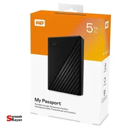 هارد اکسترنال وسترن دیجیتال مدل My Passport ظرفیت 5 ترابایت - سروش رایان
