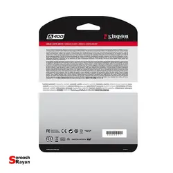 اس اس دی اینترنال کینگستون مدل A400 ظرفیت 480 گیگابایت