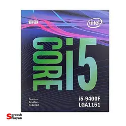 پردازنده مرکزی اینتل سری Coffee Lake مدل Core i5-9400 - سروش رایان