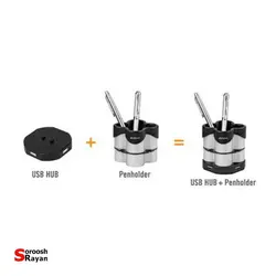 A4tech Suck On Desk USB 2.0 Hub-77 هاب یو اس بی ای فورتک