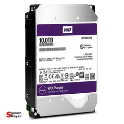 هارددیسک اینترنال وسترن دیجیتال مدل Purple WD100PURZ ظرفیت 10 ترابایت - سروش رایان