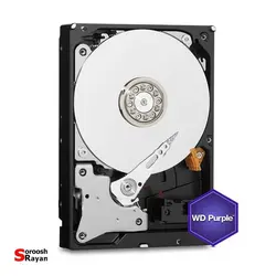 هارددیسک اینترنال وسترن دیجیتال مدل Purple WD60PURZ ظرفیت 6 ترابایت - سروش رایان