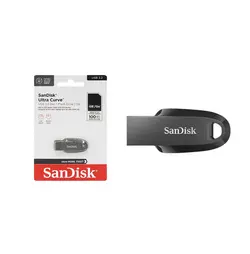 فلش مموری سن دیسک مدل CZ550 CURVE USB3.2 ظرفیت 64 گیگابایت