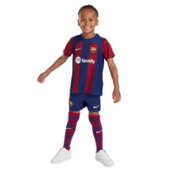 لباس اول بارسلونا 2024 بچگانه