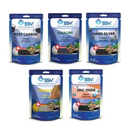 فیلتر دستگاه تصفیه آب مدل  Post carbon و Mineral و Alkaline و Nano silver و Zinc به همراه شارژ یدک