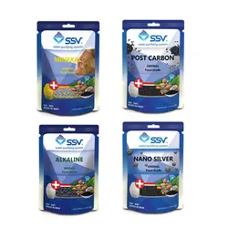 فیلتر دستگاه تصفیه آب مدل  Post carbon و Mineral و Alkaline و Nano silver به همراه شارژ یدک