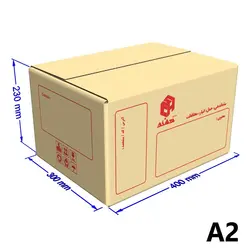 کارتن اسباب کشی و جابجایی صنایع سهند مدل A1 و A2 بسته 22 عددی