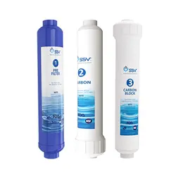 فیلتر inline مجموعه 3 عددی | تصفیه آب خانگی | دستگاه تصفیه آب | اس اس وی