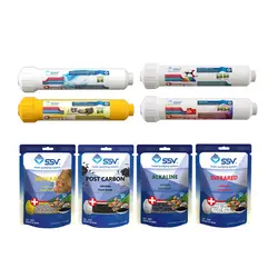 فیلتر دستگاه تصفیه آب مدل  Post carbon و Mineral و Alkaline وInfrared به همراه شارژ یدک