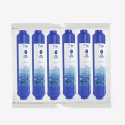 فیلتر P.P inline مجموعه 6 عددی | تصفیه آب خانگی | دستگاه تصفیه آب | اس اس وی