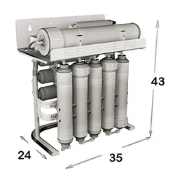 دستگاه تصفیه آب خانگی PureLine 2W X900 به همراه شیر دوکاره | تصفیه آب خانگی | دستگاه تصفیه آب | اس اس وی