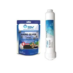 فیلتر دستگاه تصفیه آب مدل NanoSilver به همراه شارژ یدک | تصفیه آب خانگی | دستگاه تصفیه آب | اس اس وی