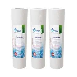 فیلتر P.P کارتریجی مجموعه 3 عددی | تصفیه آب خانگی | دستگاه تصفیه آب | اس اس وی