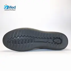 کفش چرم مردانه پاتکان طب مدل Active رنگ طوسی