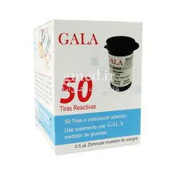 نوار تست قند خون 50 عددی گالا GALA مدل OK-2AJ ساخت چین