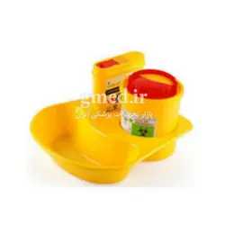 سیفتی باکس ست سینی تزریقات بیوسیف bio safe ساخت ایران - فروشگاه تجهیزات پزشکی جی مِد
