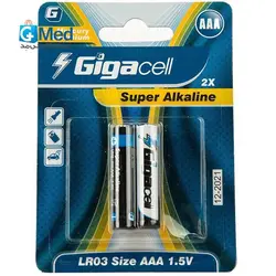 باتری نیم قلمی گیگاسل GIGACELL مدل SURER ALKALINE ساخت چین - فروشگاه تجهیزات پزشکی جی مِد