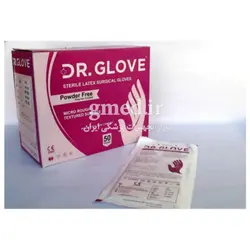 دستکش جراحی جفتی کم پودر دکتر گلاو dr.glove ساخت هند - فروشگاه تجهیزات پزشکی جی مِد