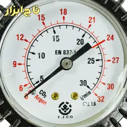 رگلاتور دو گیجه تمام برنجی Ar/CO2 توان جم مدل TJI 0211