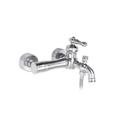 ست شیرآلات ساره کروم مات ویژوال - آینه دکوراتیو و روشویی تجسم