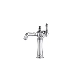 ست شیرآلات ساره کروم مات ویژوال - آینه دکوراتیو و روشویی تجسم