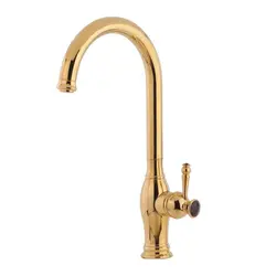 ست کامل شیرآلات خورشید طلایی - آینه دکوراتیو و روشویی تجسم