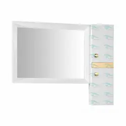 آینه دستشویی آذین سفید