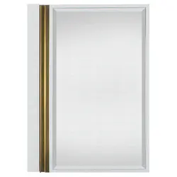 آینه دستشویی شیده دستگیره طلایی