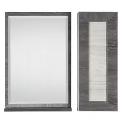 آینه دستشویی کاج آنتیک