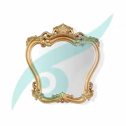 آینه دستشویی کیان طلایی