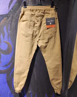 شلوار اسلش کتان کش کد 198