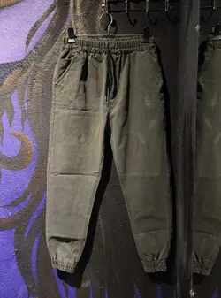 شلوار اسلش جین اسپرت سبز کد 260