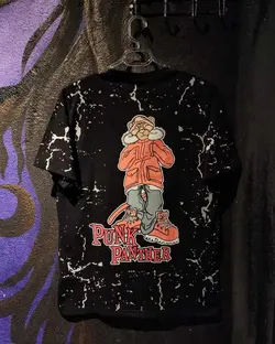 تیشرت پلنگ صورتی پشت چاپ کد 276