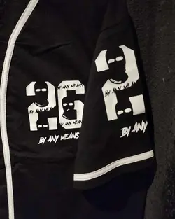 تیشرت بیسبالی جلو باز کد 280