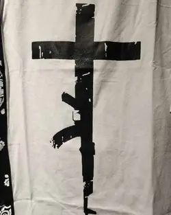 تیشرت صلیب و کلاشینکف کد 277