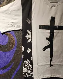 تیشرت صلیب و کلاشینکف کد 277