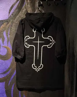 تیشرت کلاهدار صلیب کد 285