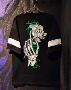 تیشرت اسکلتی پشت چاپ کد 385