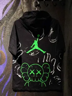 تیشرت کلاهدار جردن کد 407